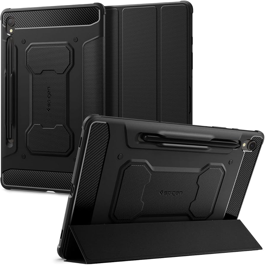 Amazon.co.jp: Spigen Galaxy Tab S9 ケース カバー 衝撃吸収 耐衝撃
