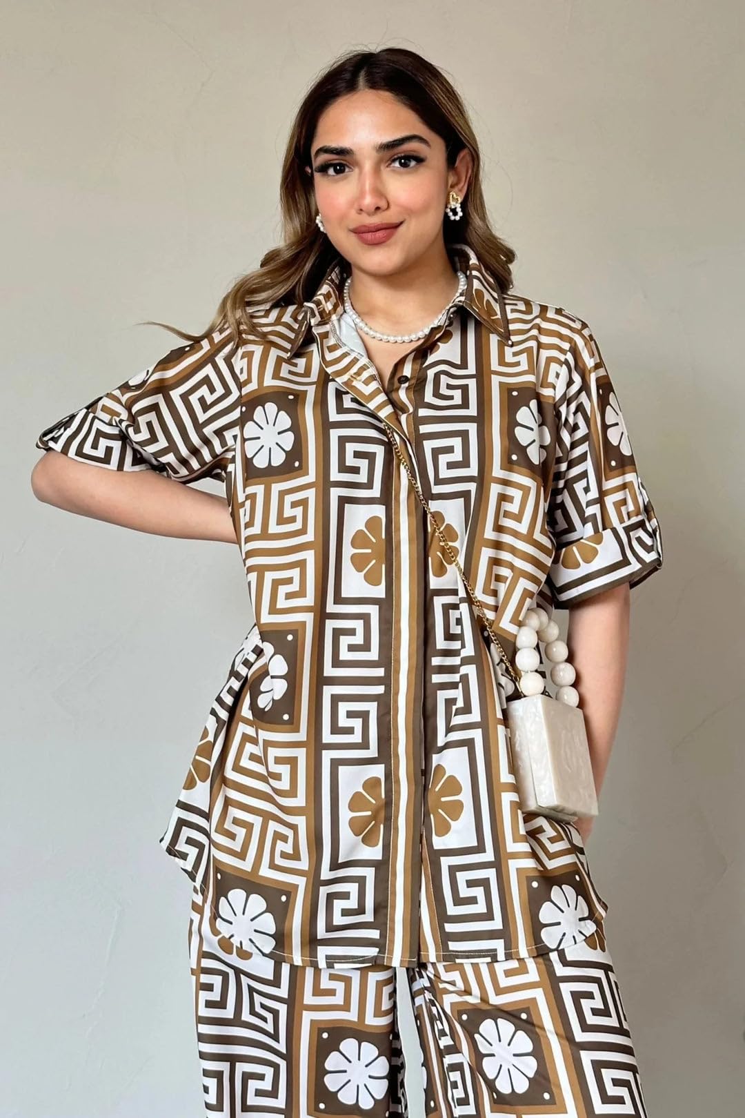 Leriya Fashion Conjunto Co-ord para mujer, elegante, conjunto de pana de verano para mujer, mono para fiesta occidental, ropa formal de oficina y aspecto casual, viaje de verano, playa y vacaciones