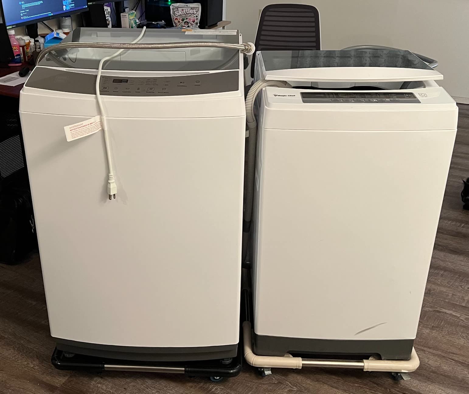 38/mo Finance RCA RPW302 Portable Washing Machine, 3.0 cu ft, White