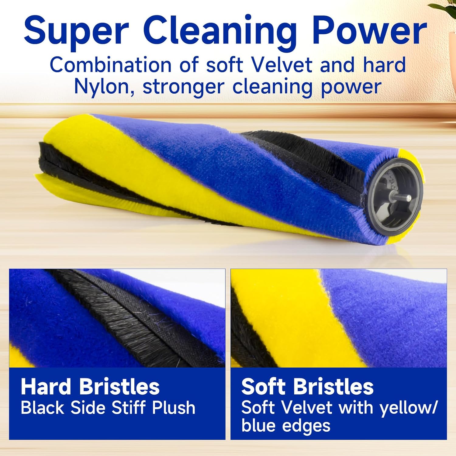 Soft Roller Brush Replacement for Dyson V12 V15 Detect Slim Handheld Vacuum Cleaner, Roll Bar Vacuum Attachments Part No.971634-01