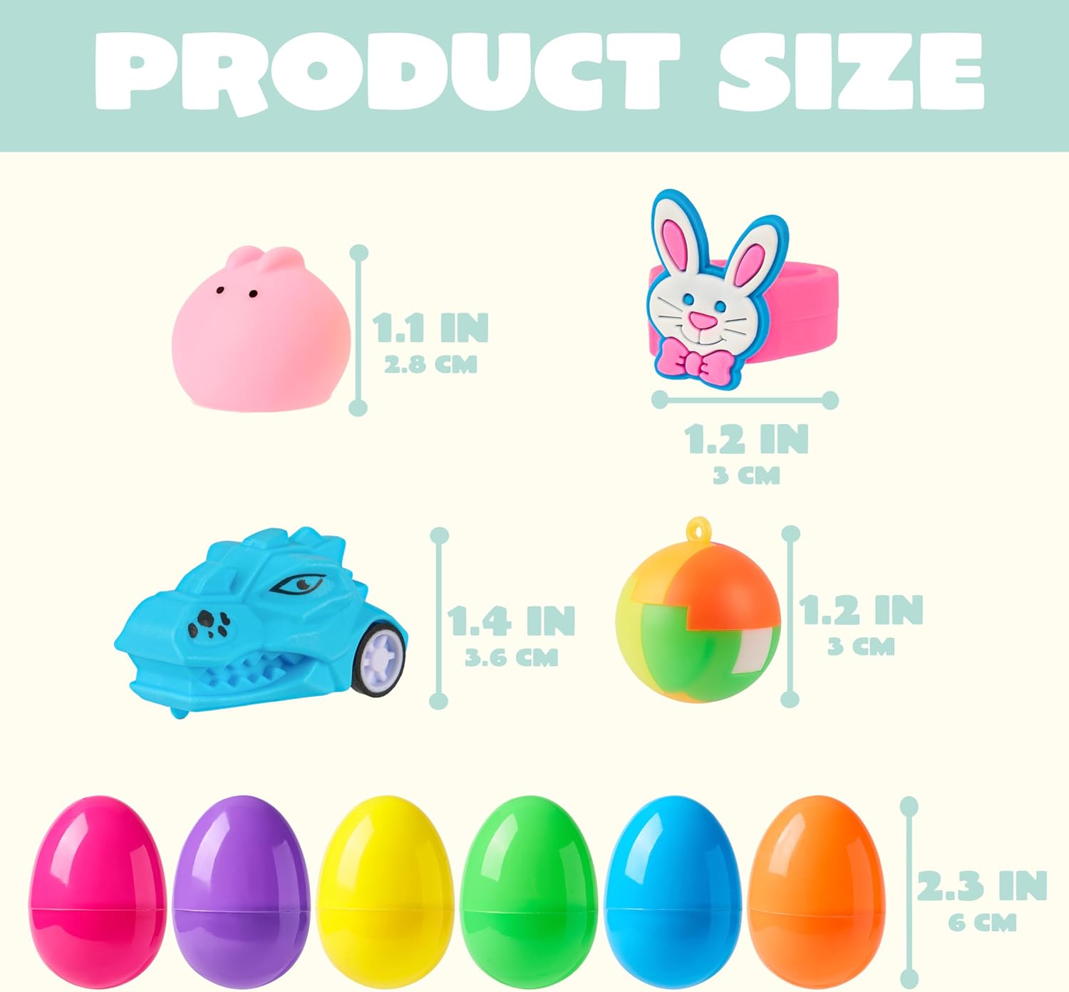 JOYIN 200Pcs Prefilled Easter Eggs with Assorted Toys, Easter Basket Essentials, Pre Filled Easter Eggs Bulk, Easter Egg Hunt, Gift for Easter