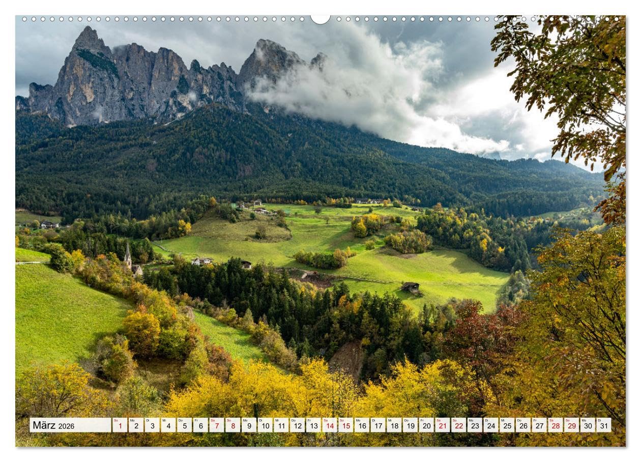 Traumhaftes Italien (hochwertiger Premium Wandkalender 2026 DIN A2 quer), Kunstdruck in Hochglanz: 12 wunderbare Monate im wunderbaren Italien von Südtirol bis Sizilien (CALVENDO Orte)