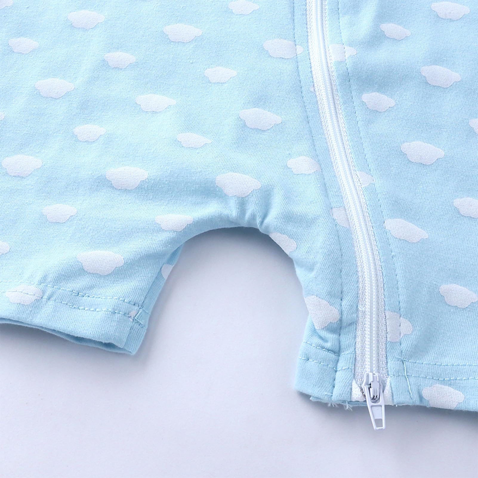 amropi Bebé Niño Dinosaurio Monos Pack de 3 Pijama Cremallera Mameluco Manga Corta Peleles