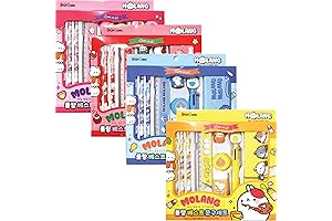 Molang Best School Stationery Set - Kawaii Korean Kit