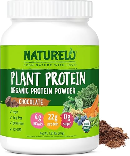 Vista 9 de NATURELO Proteína vegetal en polvo, vainilla, 0.78 oz de proteína, sin OMG, vegano, sin gluten, lácteos o soja, sin sabores artificiales, colorantes