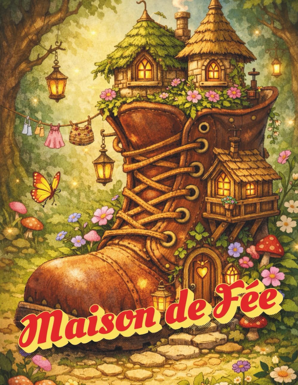 Maison de Fée – Les petites demeures magiques à colorier: Un voyage féerique pour petits et grands créatifs