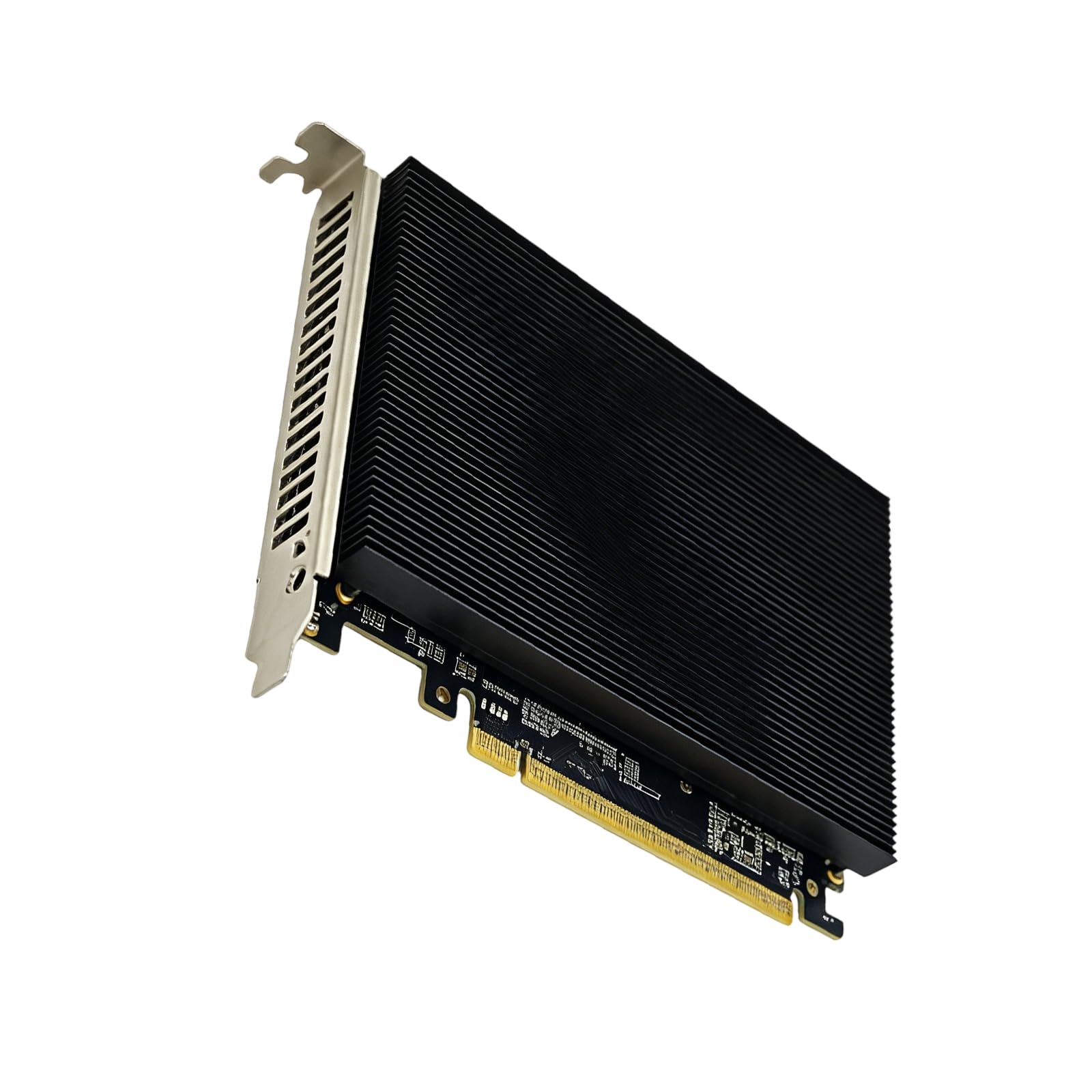Wiele napędów PCIe4.0 X16 do NVMes adaptery z wentylatorem chłodzącym do edycji wideo i centrów danych NVMes SSD karta rozszerzeń