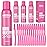 Hair Identifier Spray for Face Shaving Dermaplaning Tool 4 Pack Skin Body Dermaplaning Spray for Women with 16 Face Razor for Face Shaver Hair Removal Kit Excess Hair Dermaplane Razor for Women Face