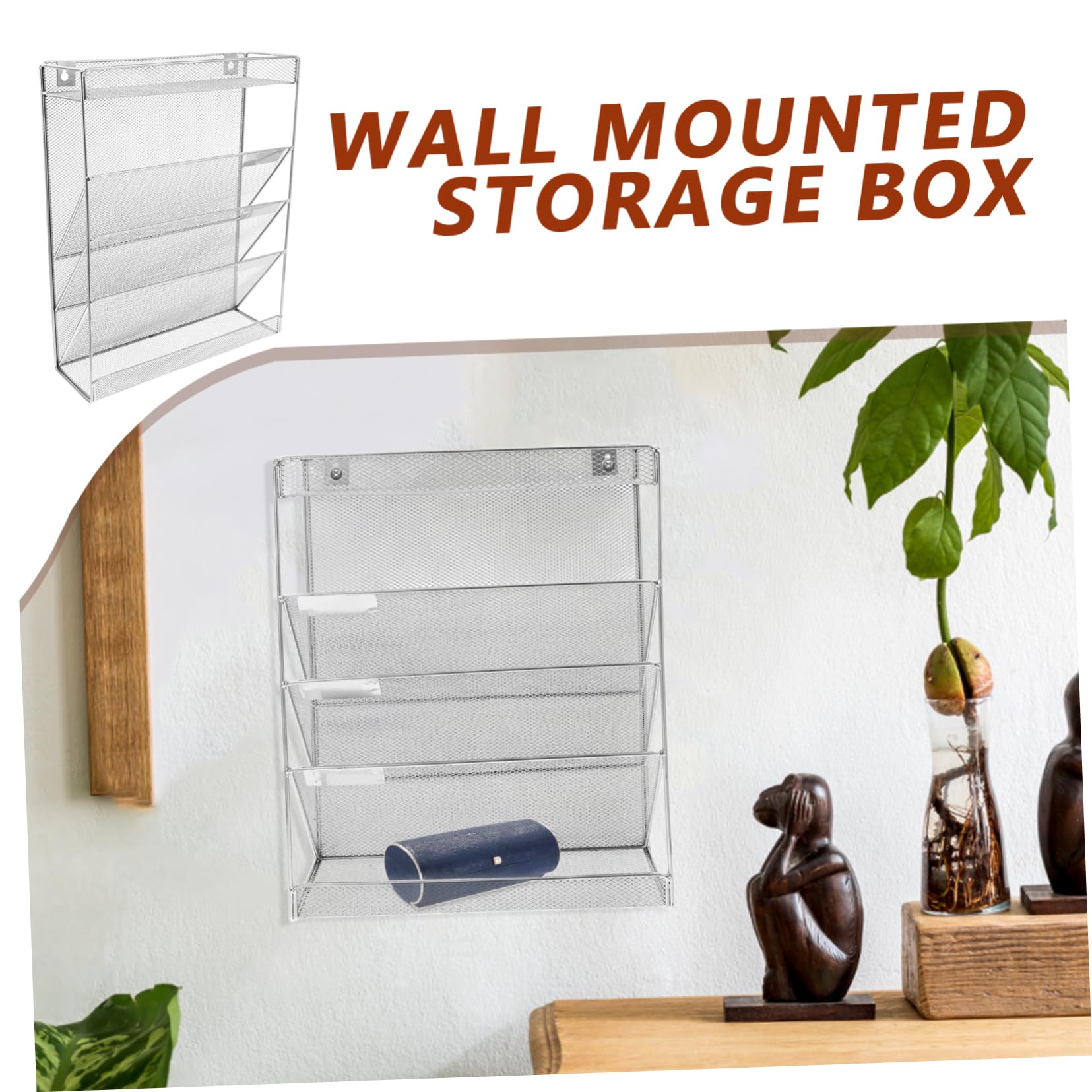 Uonlytech Wand-dokumentenhalter Mit Hängeregistratur-organizer Für Büro Hängeordner-organizer Aktenhalter Wandhalter Hängende Wandregistratur Kühlschrankregal Halter Für Kühlschrank