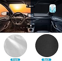 Vista 4 de Cubierta plateada de ajuste personalizado para parabrisas compatible con Crafter Mercedes Benz Sprinter Cargo Van 2019-2023 para bloqueo