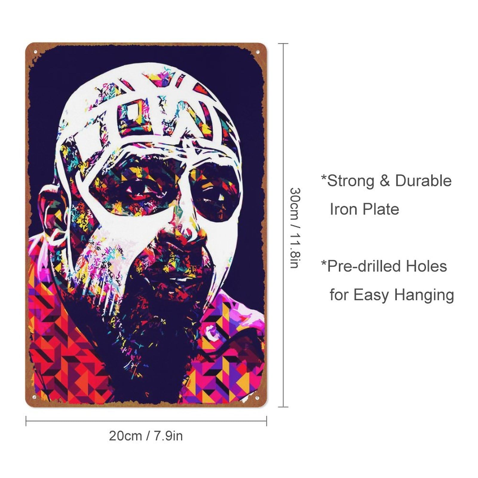 Amazon.com: Tech N9NE Music Metal Tin Sign Hanging Retro Sign