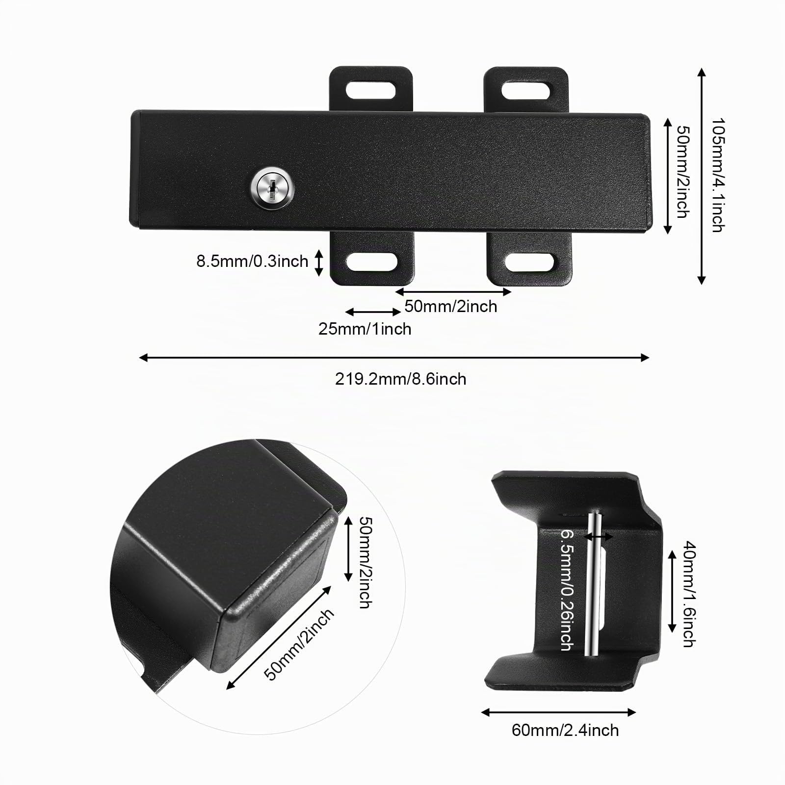 Serratura elettrica automatica DC 24 V, chiavistello per cancello resistente, apertura in 1s