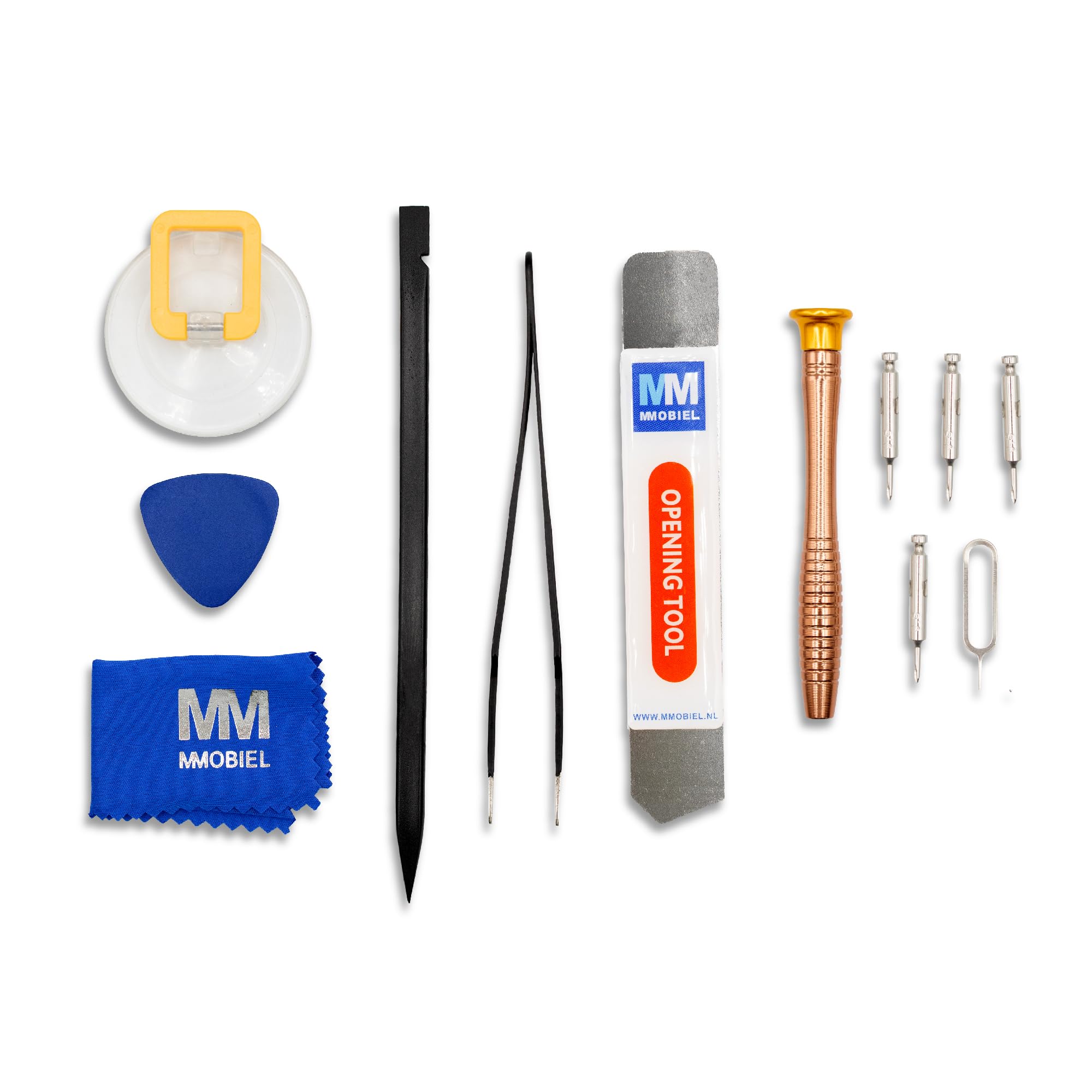 Kit Démonte Écran LCD MMOBIEL - Outils Pro Pour Smartphones Et Tablettes + Ventouses Et Pincettes Incluses