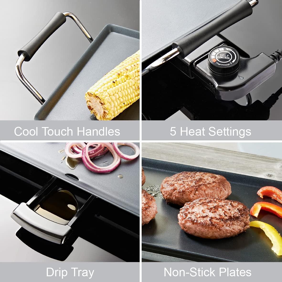 Buy Quest 35490 Teppanyaki Grill / NonStick / Adjustable Thermostat