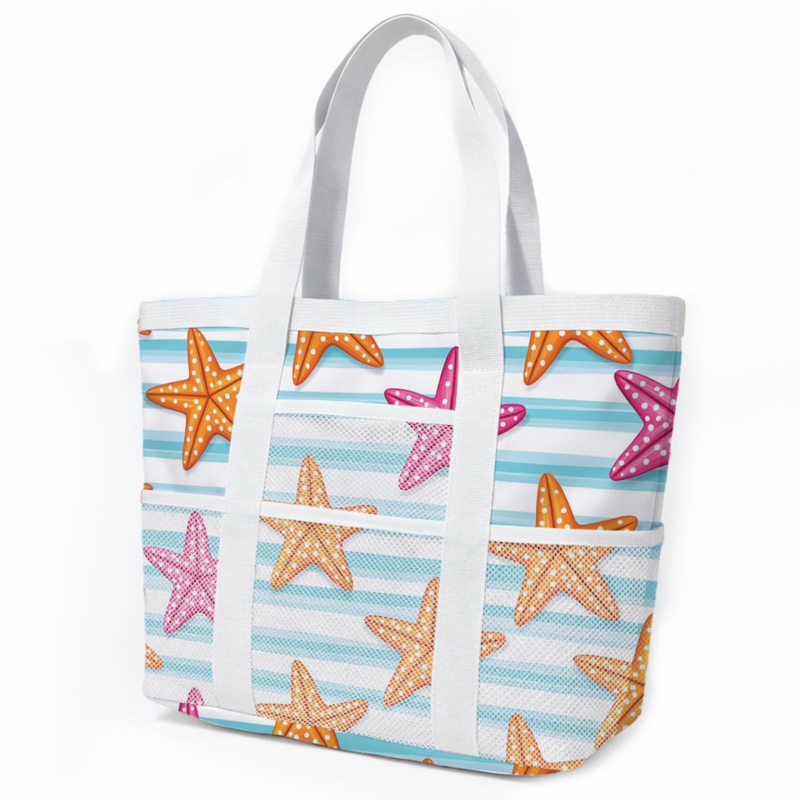Bolso Playa Mujer Tote Bag Bolsa Playa Shopper Bolsa de Viaje Bags For Women Ligero Bolso Shopper Plegable Tote Bag Cremallera Resistente Natación Beach Bag