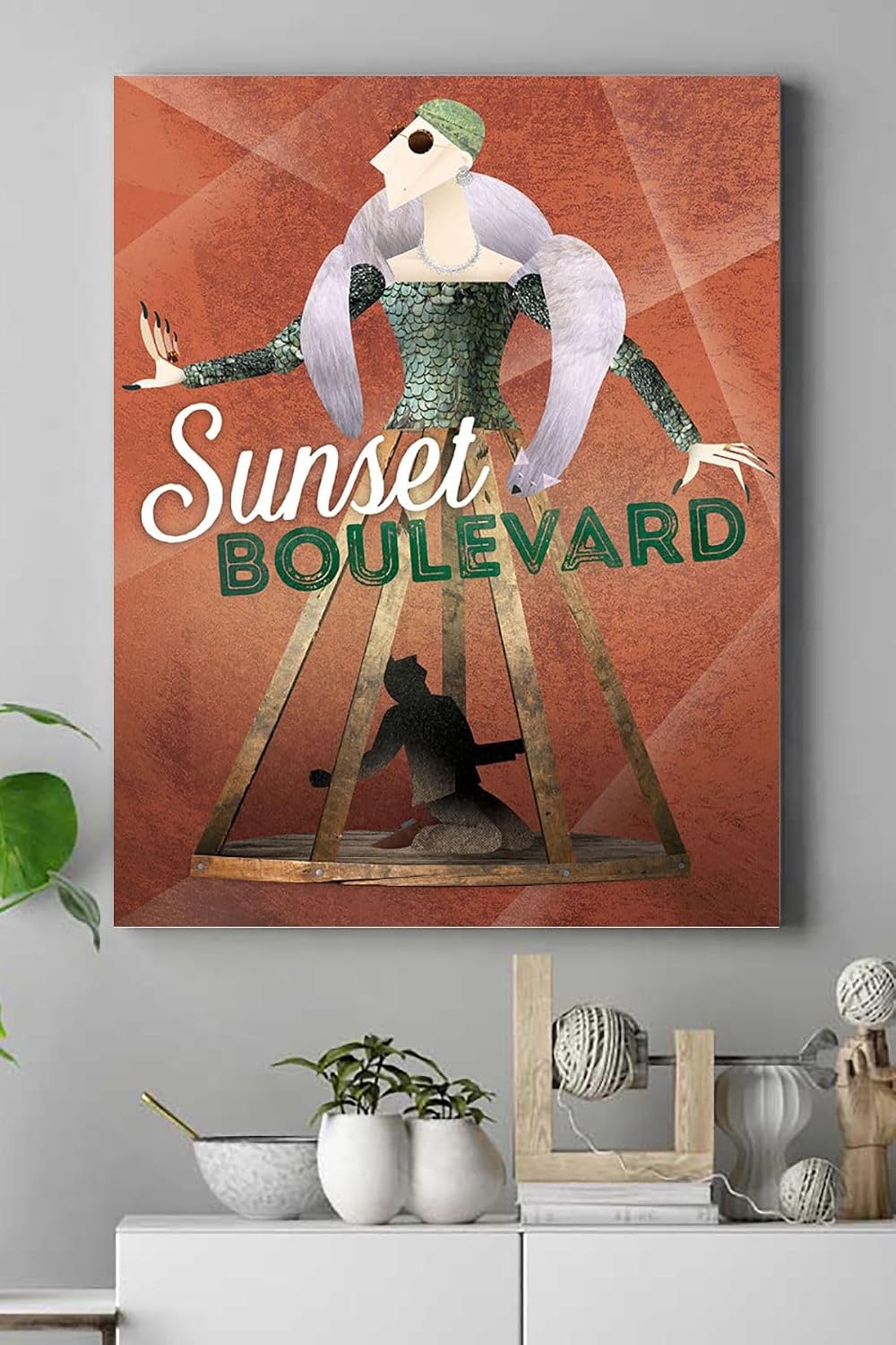 Postermanya (pster18045) Sunset Boulevard Film Afişi Kanvas Tablo 3 40 x 60