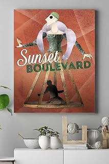 Postermanya (pster18045) Sunset Boulevard Film Afişi Kanvas Tablo 3 40 x 60