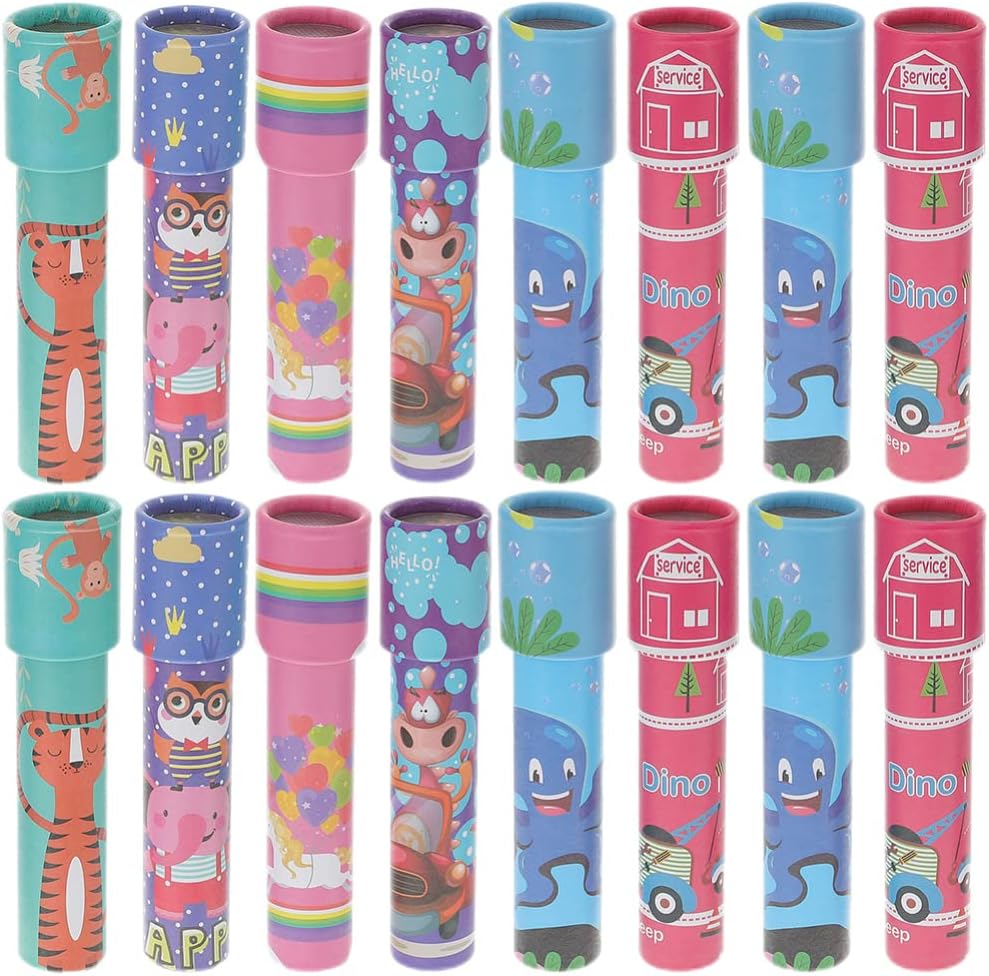 Toddmomy 30Pcs Kaleidoscope Toys for Kids, Classic Kaleidoscope Paper Kaleidoscope Educational Toys for Kids Birthday Party School Carnival Prizes
