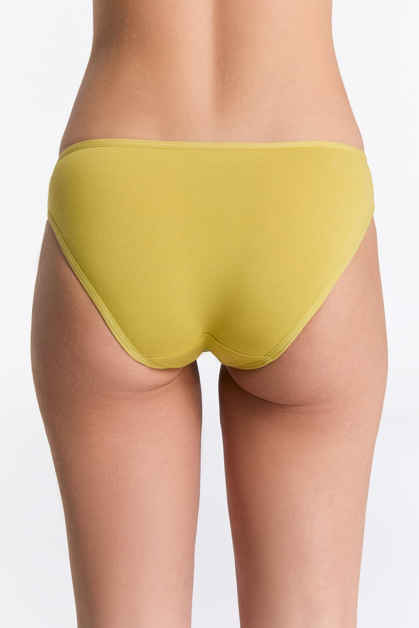 Slip da donna in cotone biologico, certificato GOTS, mutande di alta qualità e confortevoli con elastico in vita sottile