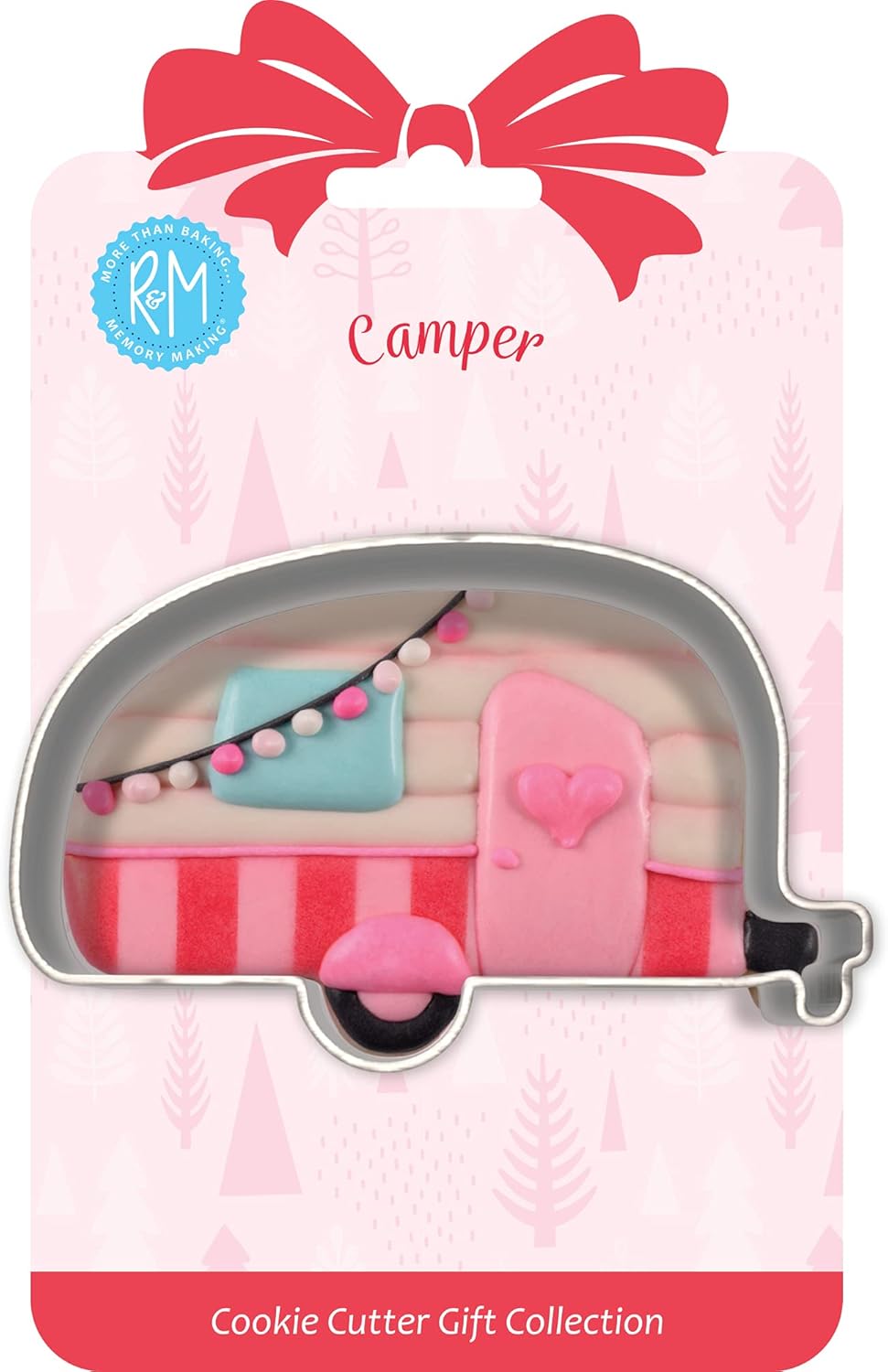 R&M Camper Cookie Cutter 3.75" - Stainless Steel - Gift Tag Carded