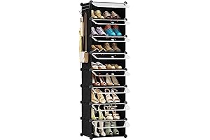 Homicker 8 Tier Shoe Storage Cabinet: Organize Your Footwear with Ease