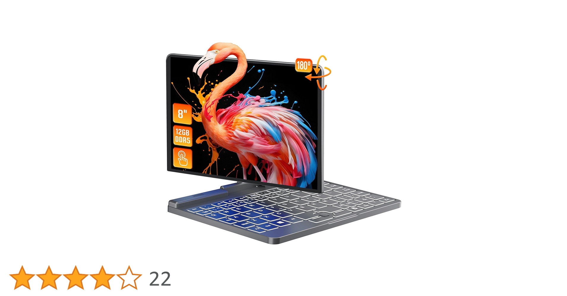 Amazon.co.jp: SERYUB Pocket 8インチ小型ノートパソコン/2in1タッチ