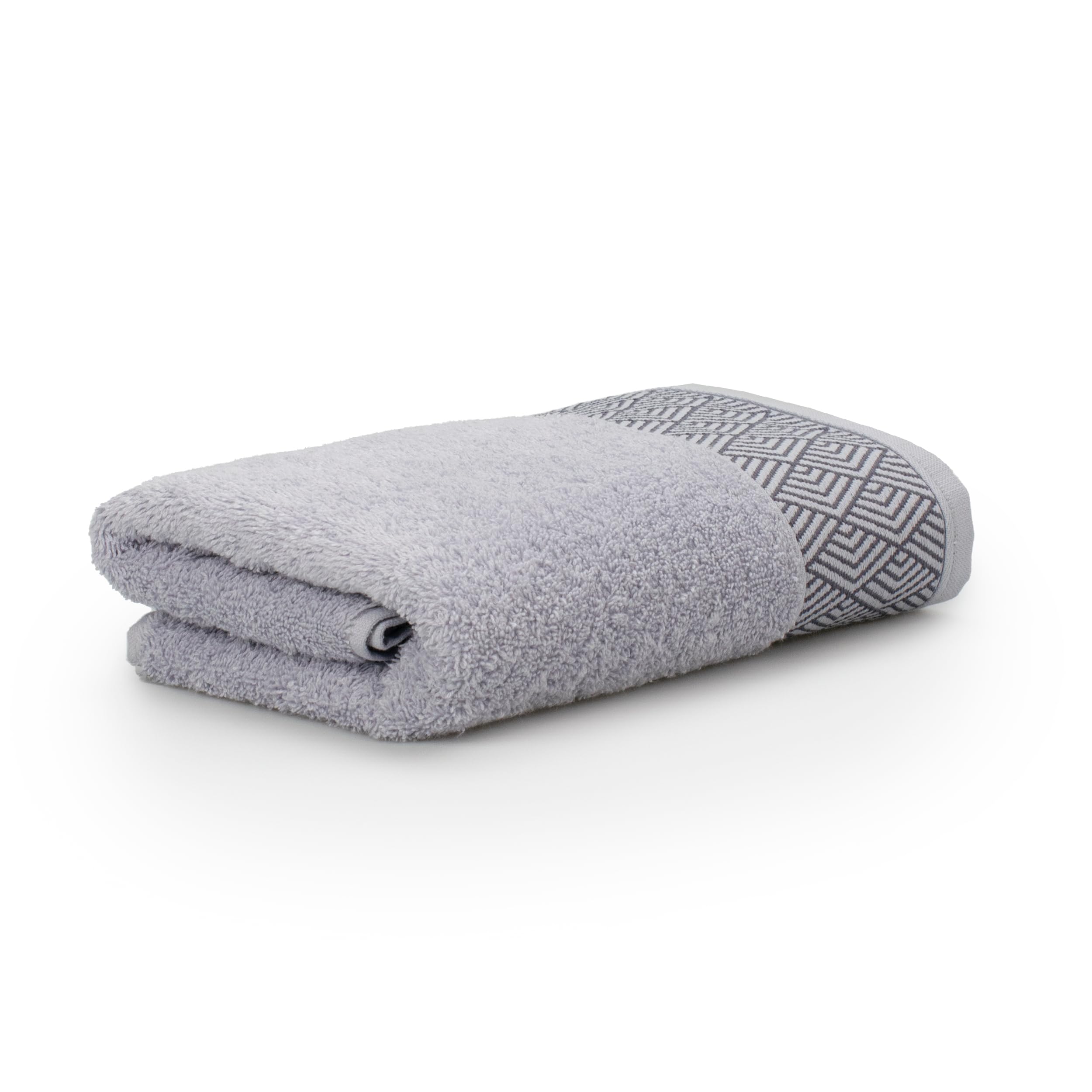 MÖVE for Frottana Geometry Hand Towel 50 x 100 cm 100% Cotton Silver