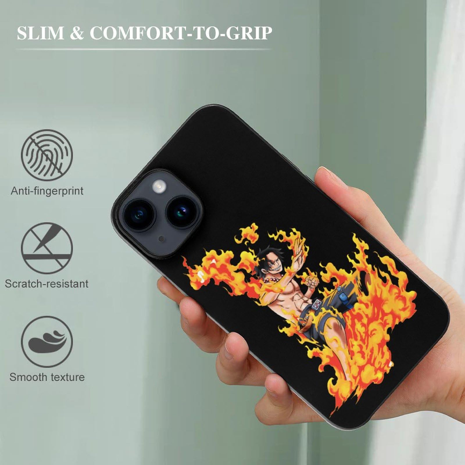 Amazon.co.jp: iPhone 11ケース ワンピース エース 火拳 ONE PIECE