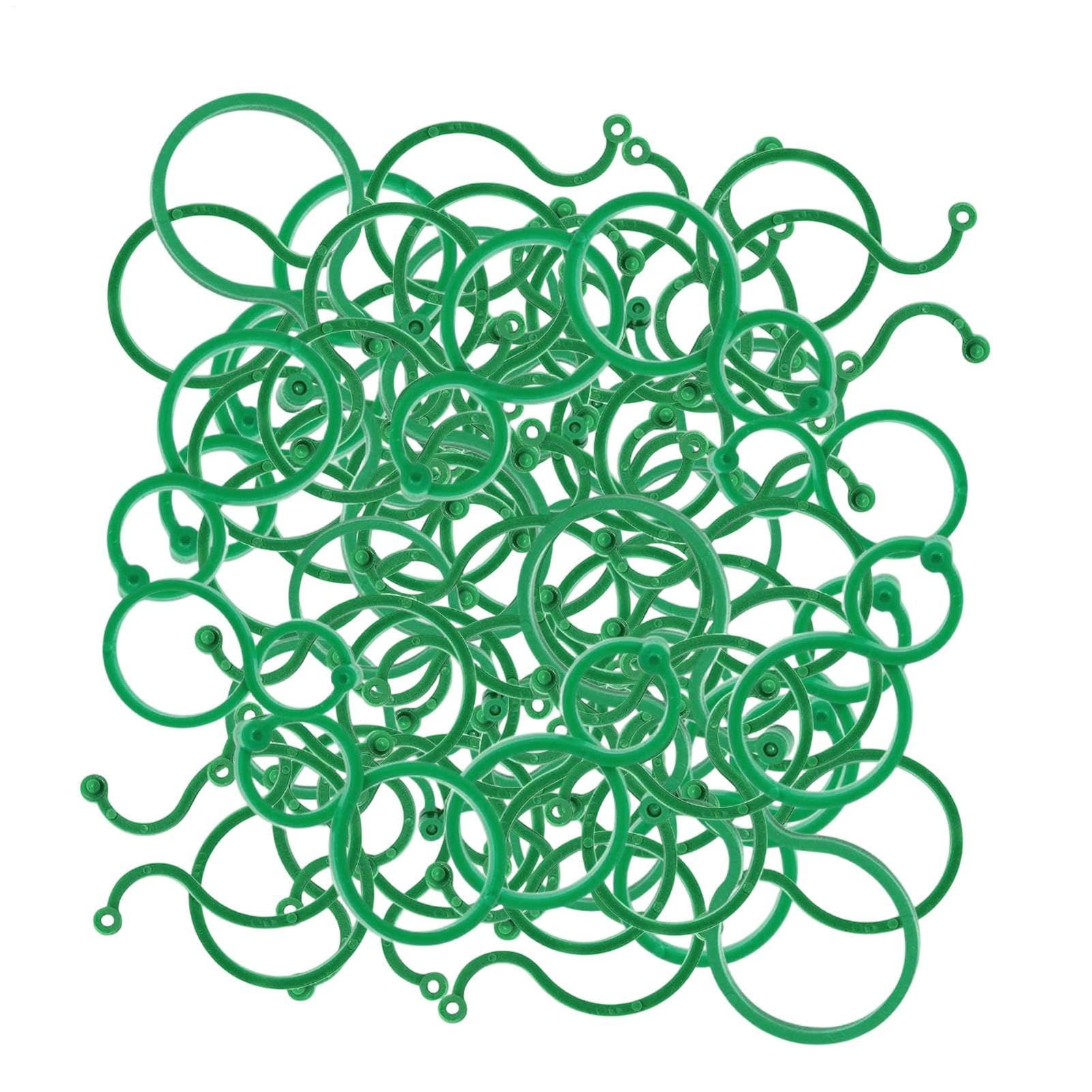 Plant Support Clips - Secured Clamp,Plant Fixing Clips | for Outdoor Greenhouse Tomato Grape Vegetables Flowers Stem