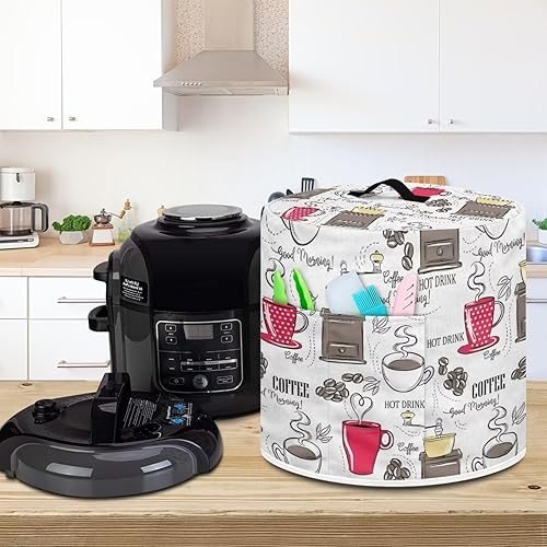 Miniatura 3 de Cubierta antipolvo compatible con olla instantánea de 3 cuartos de galón y accesorios adicionales, para olla a presión eléctrica, olla arrocera y