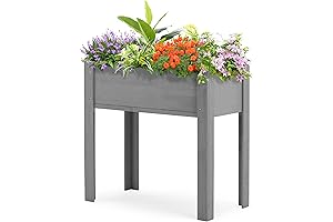 "Small Raised Bed": Premium Solid Wood Garden Bed with Legs for Elevated Gardening