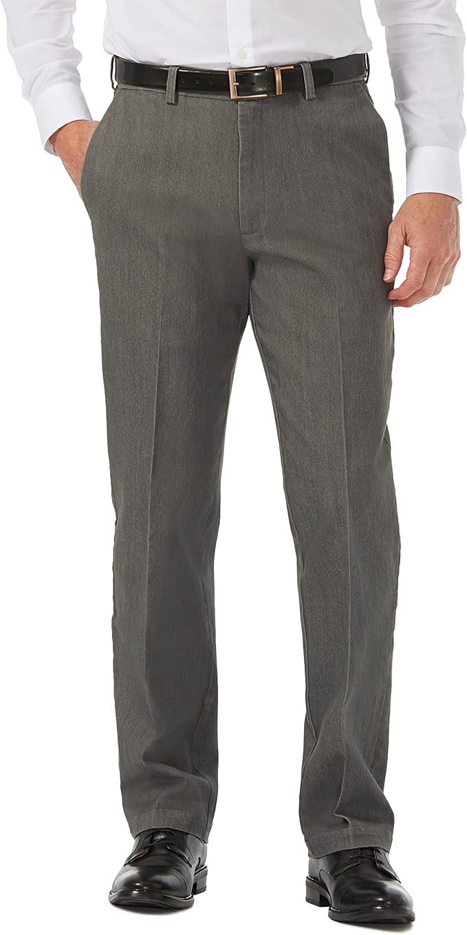 Haggar Men's Pleat & Flat Front Denim - Regular and Big & Tall Sizes
