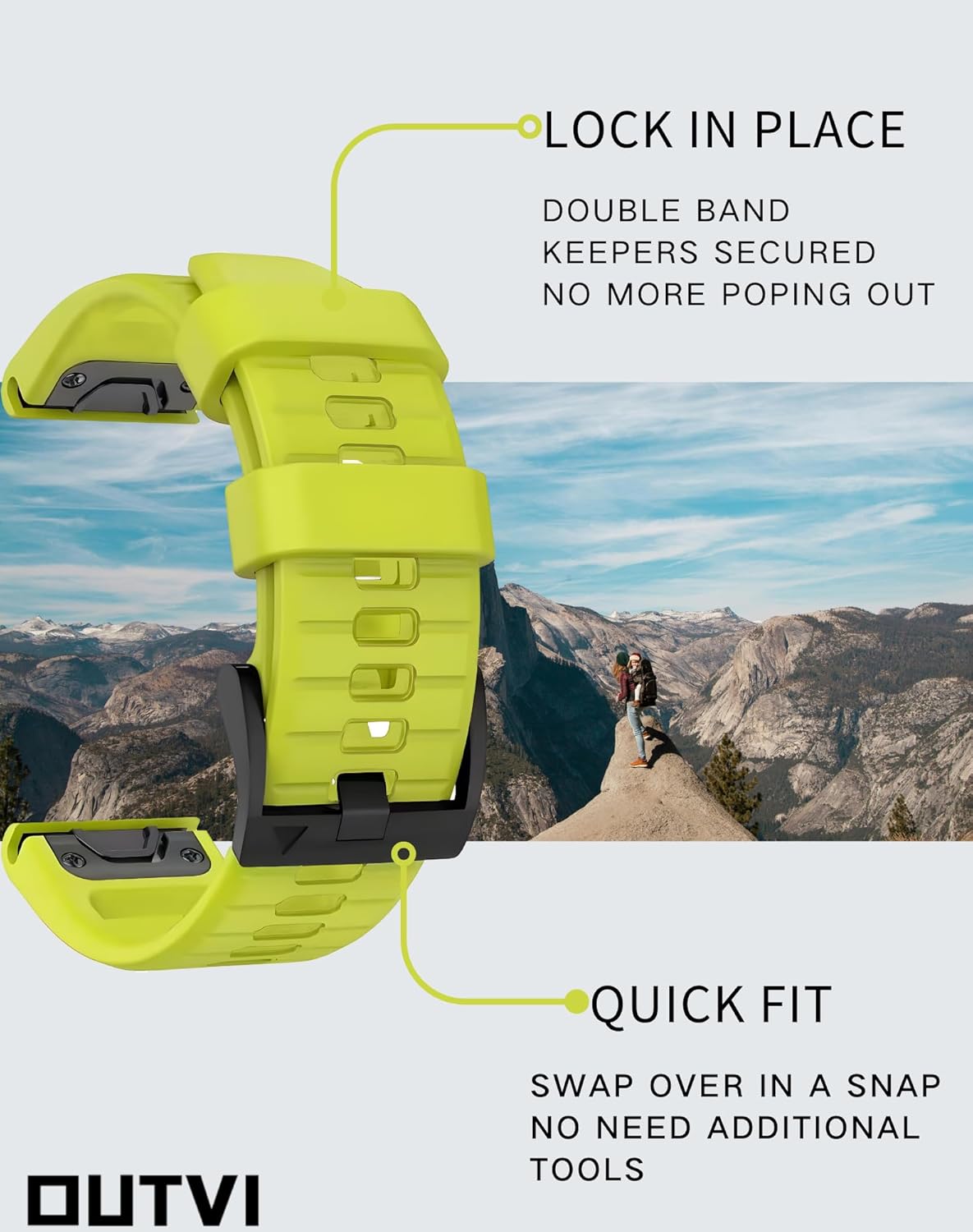 22mm watch band for garmin fenix 5 6 7 pro Sapphire Solar Forerunner 965 955 935 745 epix Pro Gen 2 47mm only soft silicone quick fit 22 watch bands replacement for men women - Image 5