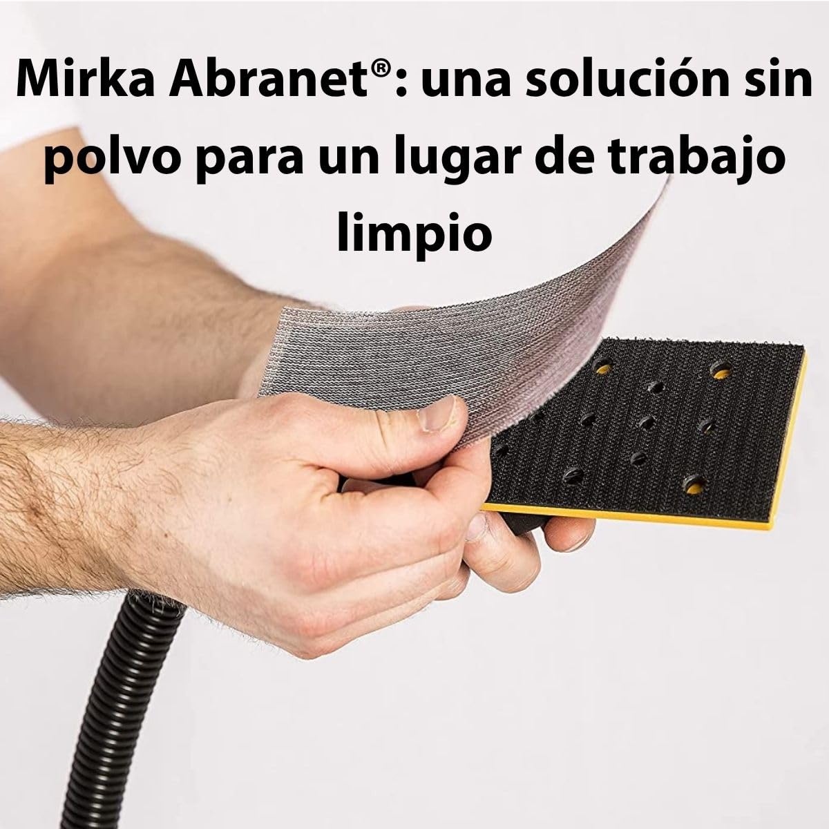 Mirka Abranet red tiras de lijado 70x198 mm cierre adhesivo/grano P80 / 50 uds/para lijar madera, masilla, barniz, plástico / 5415005080