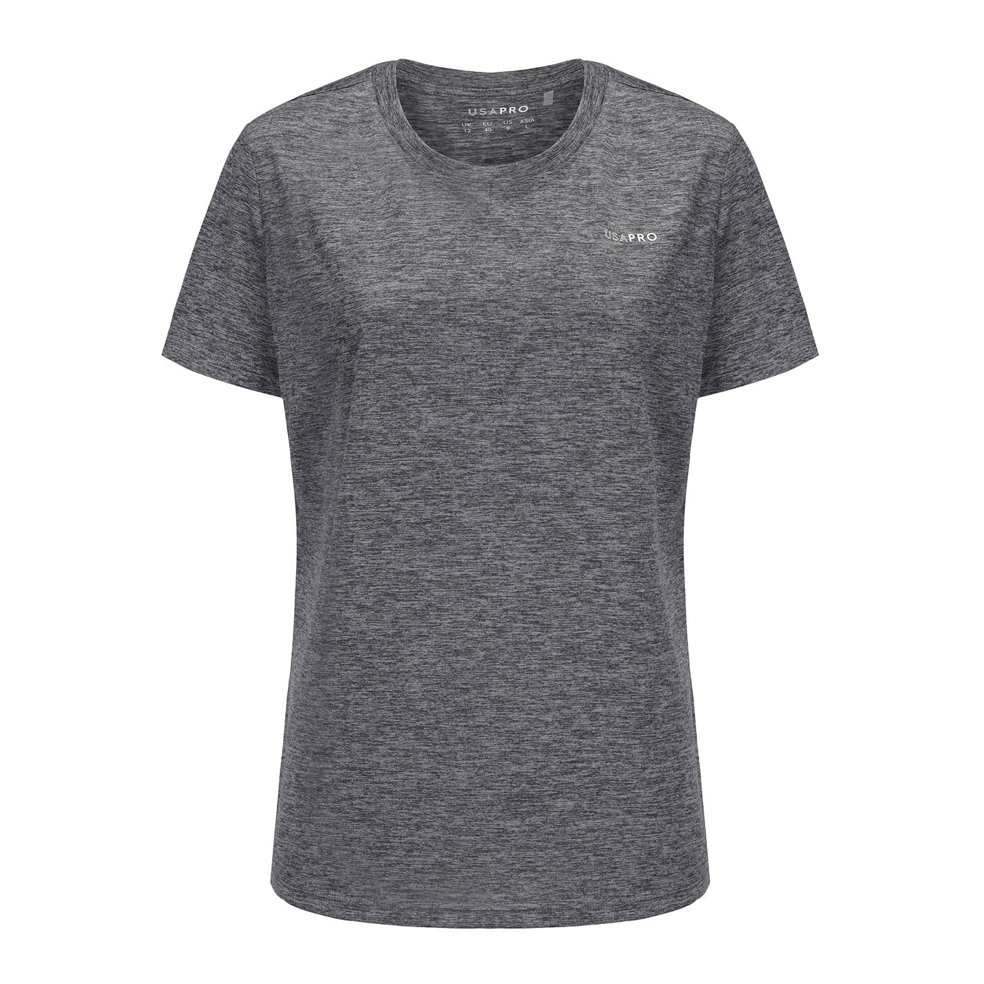 Usa Pro Women's Charcoal Tech C T-Shirt 16