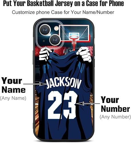 Miniatura 8 de Nombre y número personalizados  Jersey de baloncesto Golden State  Funda de silicona líquida para iPhone 15 14 Pro Max 13 12 11 Xs Max Xr SE3 8 7 6