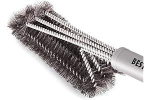Weber Spirit Grill Brush, 18 inches Stainless Steel BBQ Brush with Heavy...