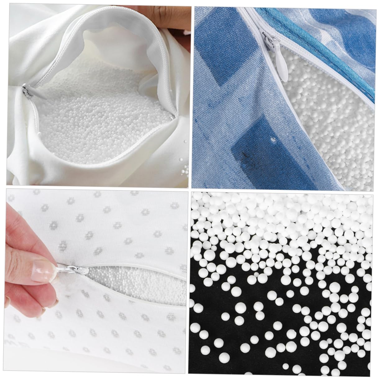 Garneck Bean Bag Filler Foams Multi-Purpose Pillow Filling Dog Bed Filler Lightweight for Chairs Cushions