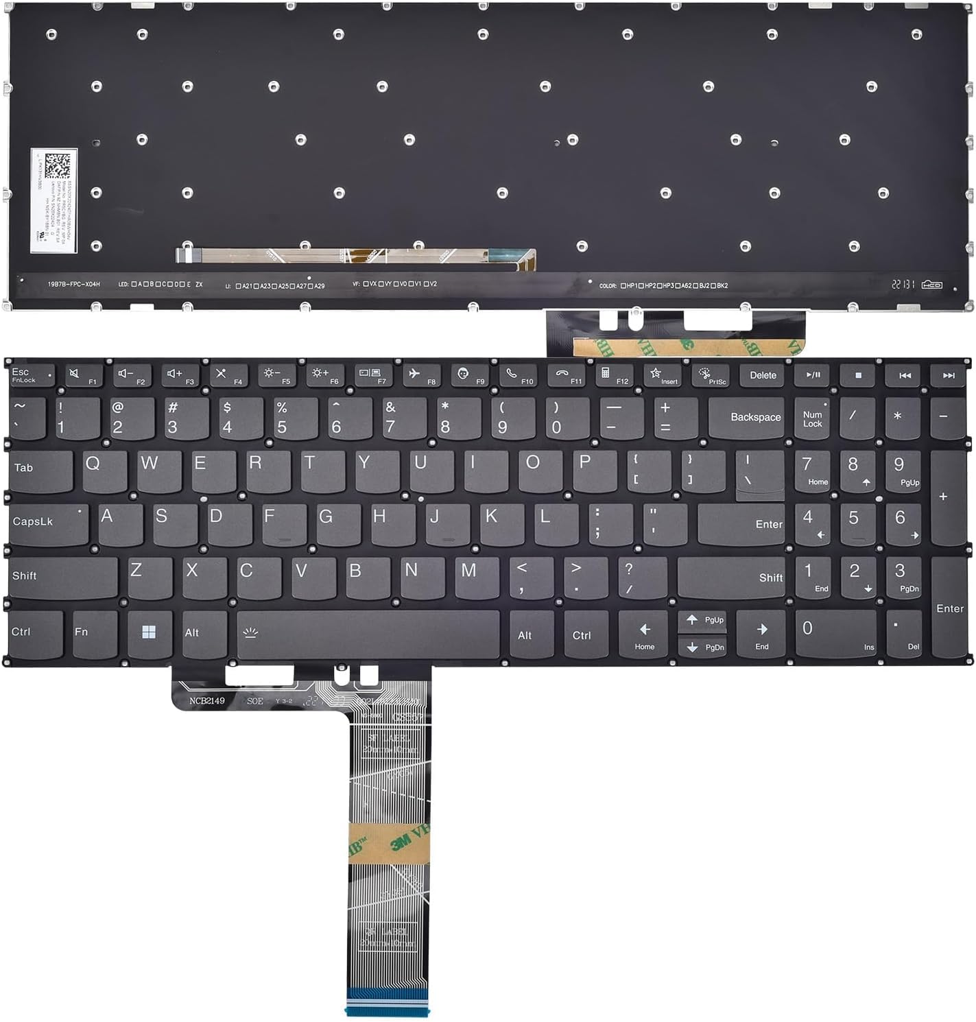 LIXSUNTEK Keyboard for Lenovo ThinkBook 15 G5 ABP IRL 21JF 21JD,G4