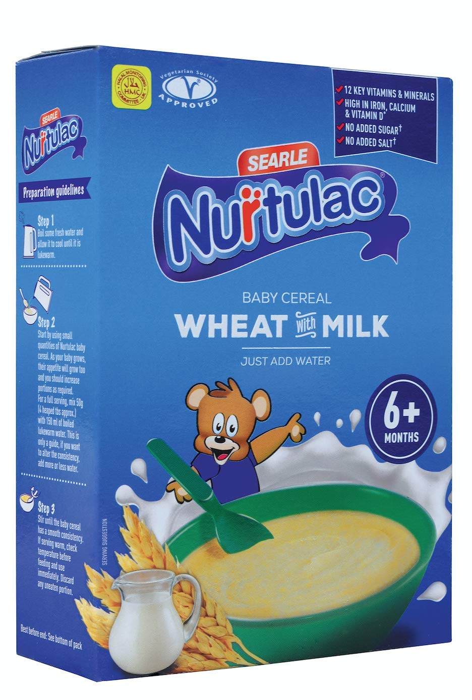 Buy Nurtulac Baby Cereal 6+ Months Old Wheat with Milk 350g (Pack