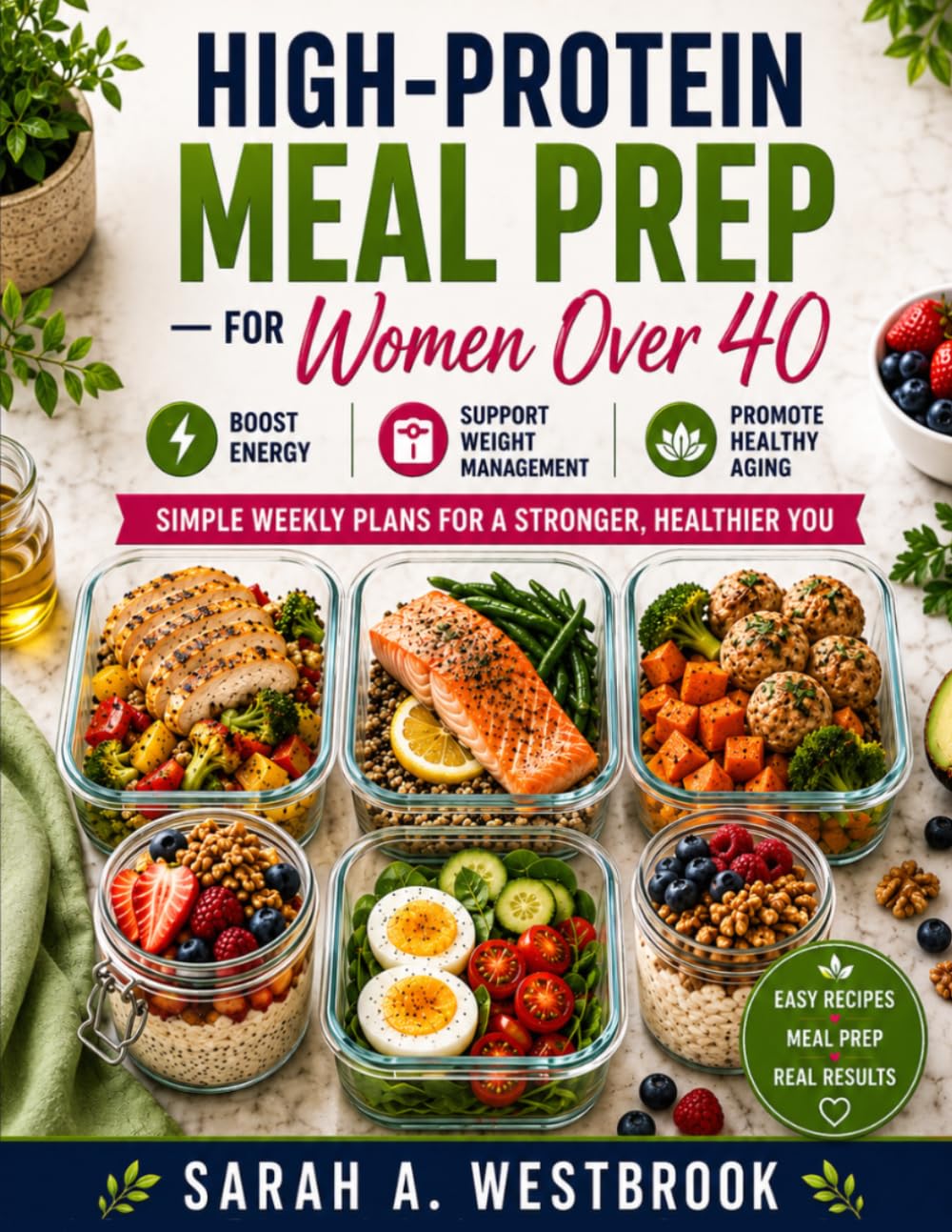 High Protein Meal Prep for Women Over 40: Simple Weekly Plans for a Stronger, Healthier You