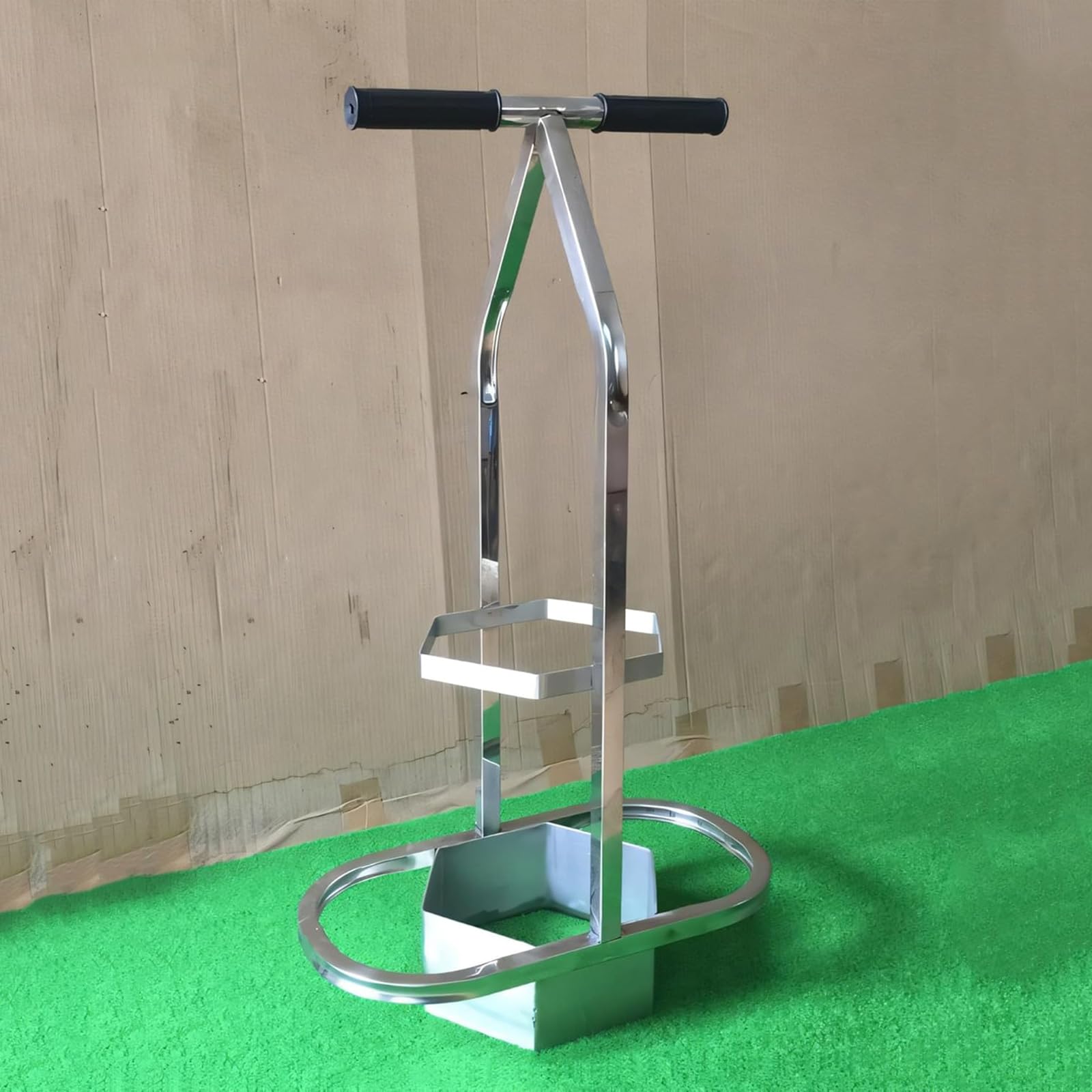 Strumento per la riparazione del tappeto erboso da golf, tagliaerba esagonale con doppie maniglie ergonomiche, lama affilata in acciaio inossidabile per la cura del prato