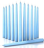 Vista 8 de Candwax - Velas cónicas de 12.0 in, sin goteo, sin perfume, cera de parafina con mechas de algodón, 10 horas de combustión