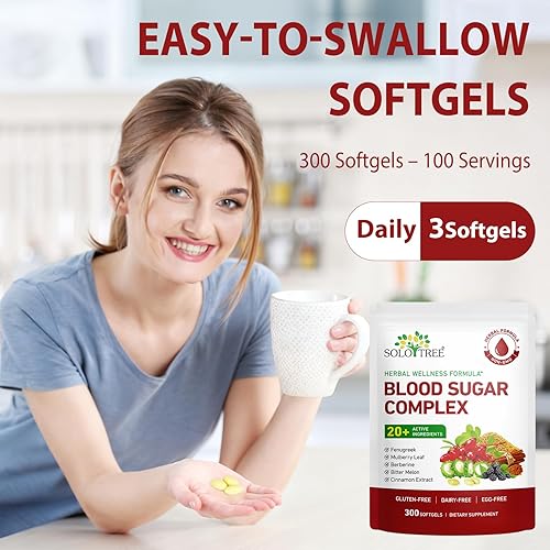 Miniatura 8 de Blood Sugar Complex Support  20+ Herbal Ingredients with Cinnamon, Berberine, Bitter Melon & Mulberry Leaf  Metabolism & Energy Wellness Formula