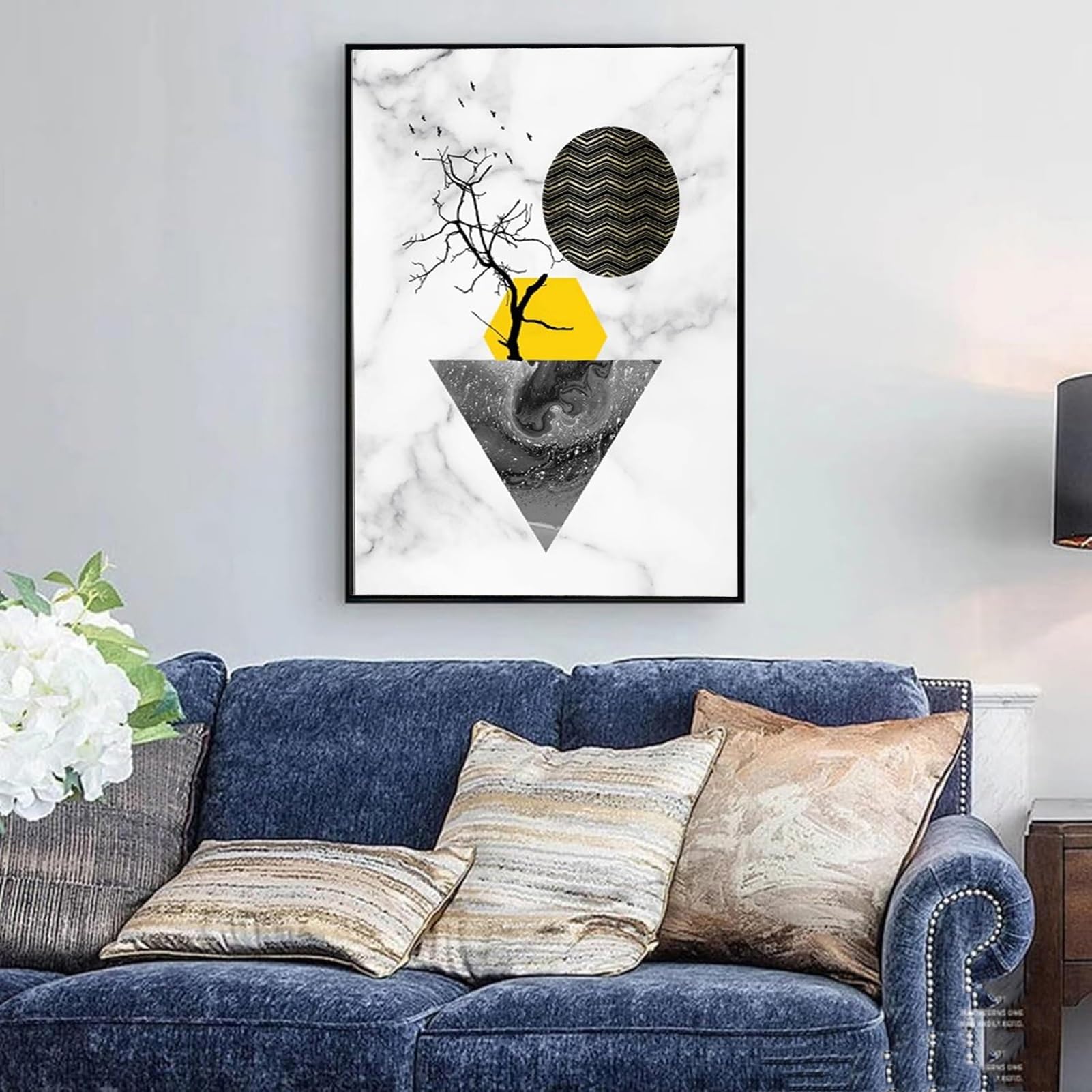 POCHY Copertura Quadro Elettrico Decorativa, Nascondi Contatore Pittura Decorazione creatività Quadri Copri Contatori Elettrici da Parete (40X50CM/15.7x19.6in)
