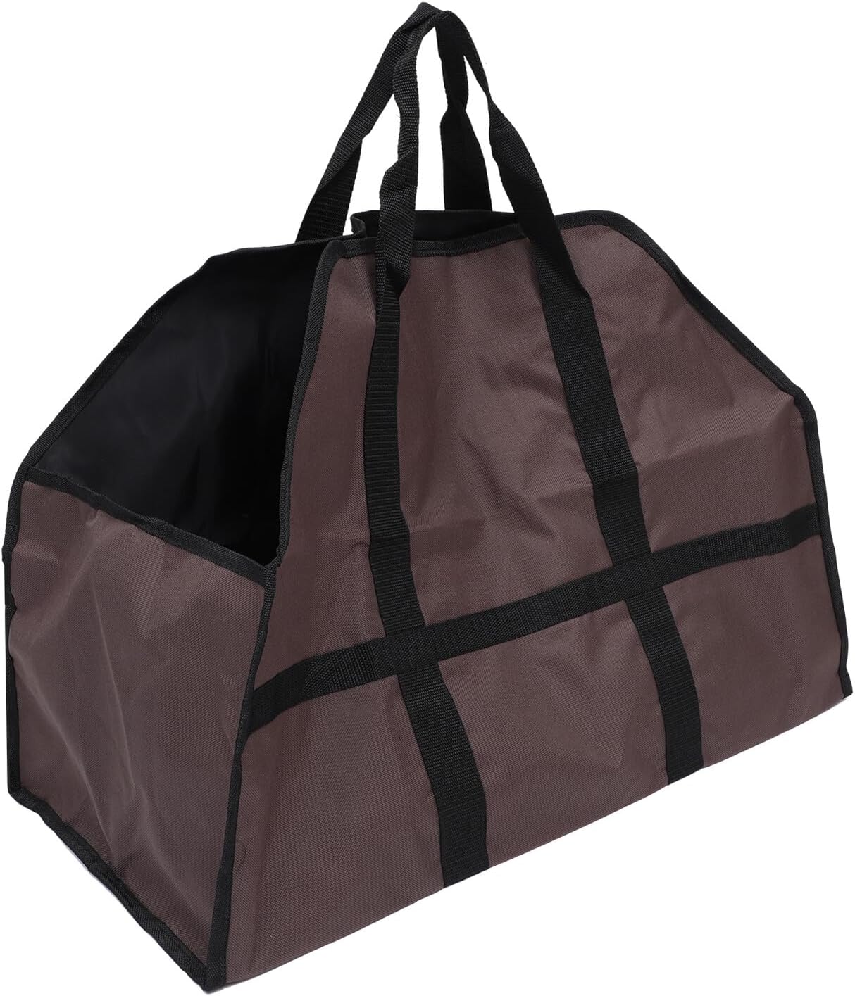 minkissy Large Capacity Firewood Tote Bag 61x29x41.5cm Oxford Cloth Firewood Carrier Sturdy Log Storage Pouch for Outdoor Camping and Indoor Fireplace Use