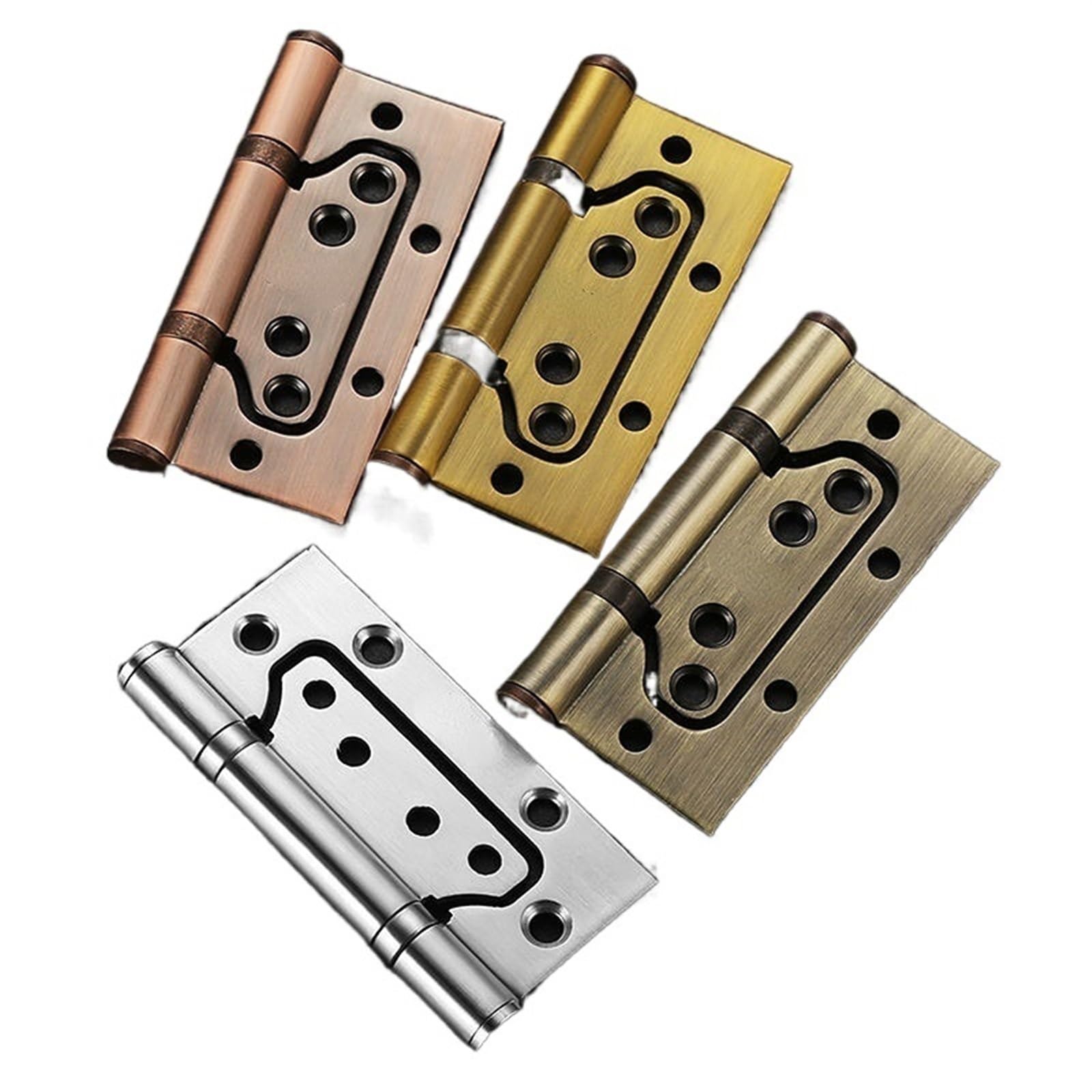 Charnière durable à roulement à billes et axe déporté pour porte lourde en bois