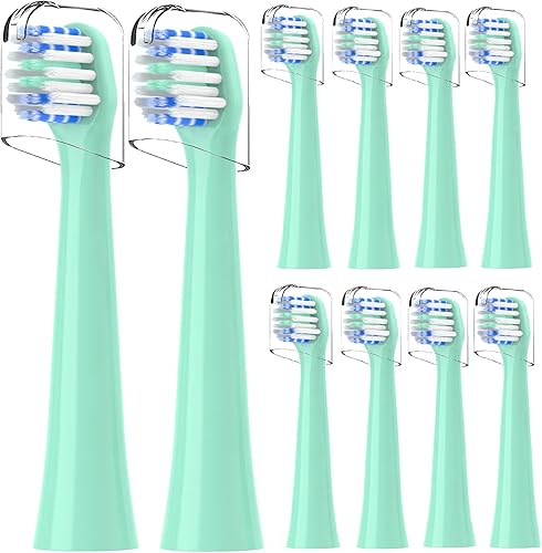Vista 23 de Cabezales de repuesto compatibles con el cepillo de dientes Colgate Hum - Cabezales de repuesto compatibles con cepillo de dientes Hum Smart, azul