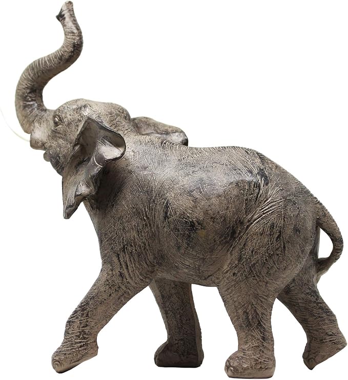Estatua Decorativa Elefante Grande 13 Pulgadas miniatura 10