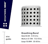Vista 7 de Nanit Banda de Respiración - 100% Algodón, Funciona con el Monitor de Bebé Nanit Pro para Rastrear el Movimiento Respiratorio Libre de Sensores, Se